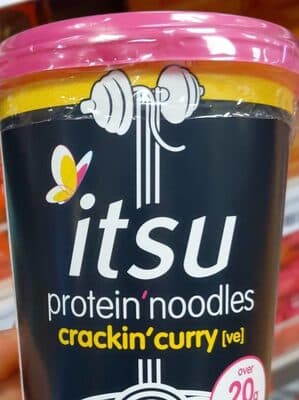 Itsu protein noodles crackin'curry
