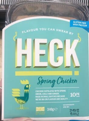 Spring chicken sausages