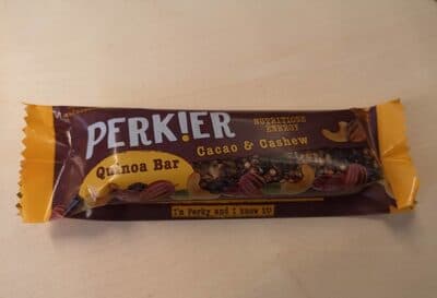 Perkier Cacao & Cashew Quinoa Bar