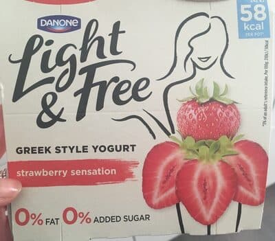 Light & Free Greek style yoghurt