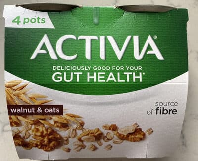 Activia Gut Health Walnut and Oats