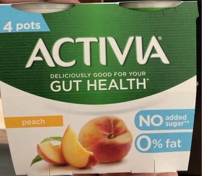 Activia peach
