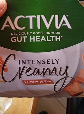 Activia Gut Health Intensely Creamy Velvety Toffee