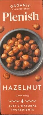 Organic unsweetened hazelnut