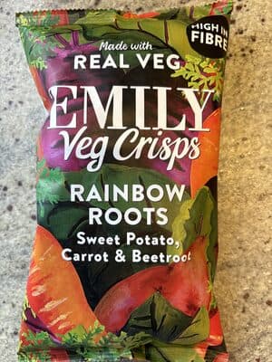Rainbow roots veg crisps
