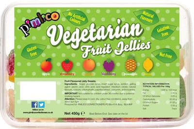 Vegetarian Fruit Jellies