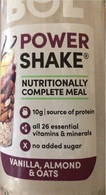 Power Shake - Vanilla, oats & almond