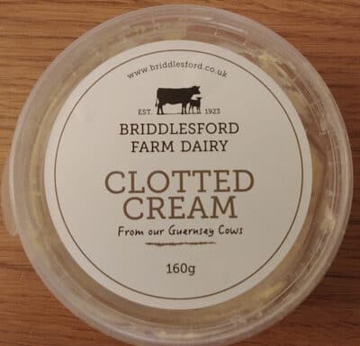 Clotted cream from Guernsey cows