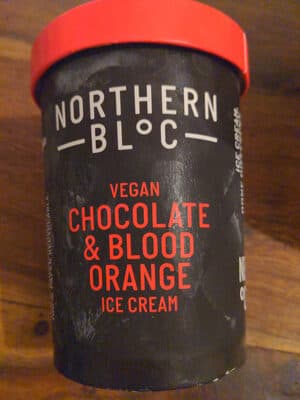 Vegan Chocolate & Blood Orange Ice-cream