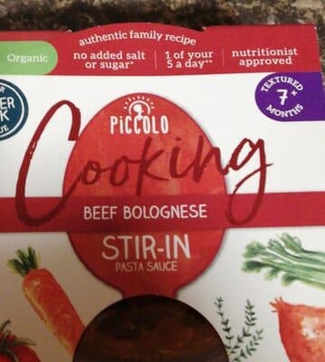 Piccolo beef Bolognese