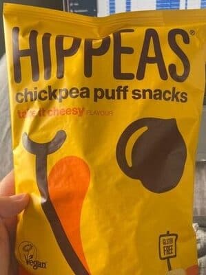 Chickpea puff snacks