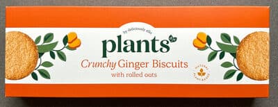 Crunchy ginger biscuits