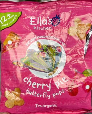 Cherry Pie Butterfly Pops