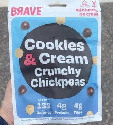 Cookies & Cream Crunchy Chickpeas