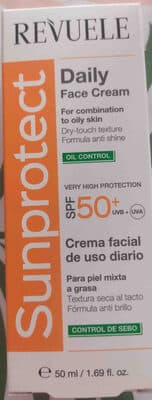 Daily face cream, sunprotect