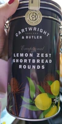 Lemon Zest Shortbread Rounds