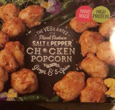 Vegan popcorn chicken