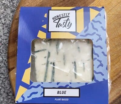 Blue plant based cheese