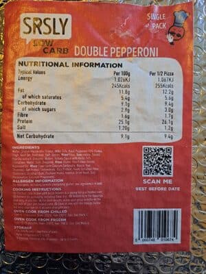 Low Carb Pepperoni Pizza