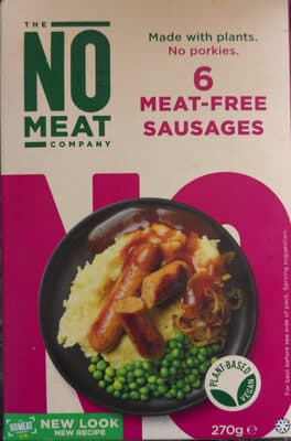 Meat free sausages