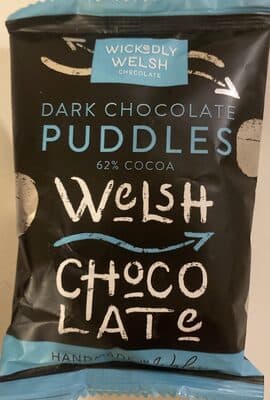 Dark Chocolate Puddles Welsh Chocolate