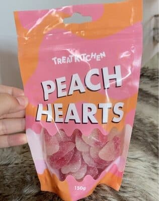 Peach hearts