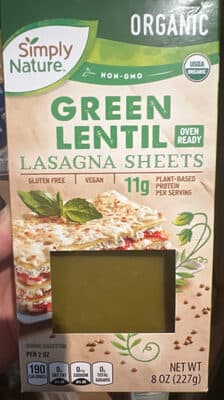 Lasagna sheets