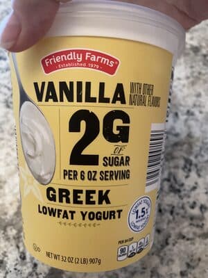 Vanilla Lowfat Greek Yogurt