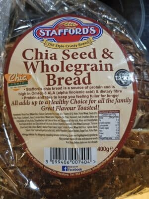 Chia seed& wholegrain bread