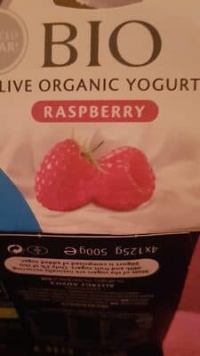 Bio Live Organic Yogurt (Raspberry)