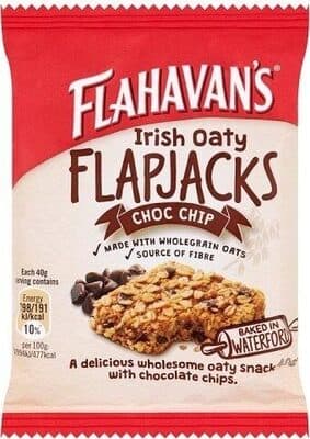 Irish Oaty Flapjacks Choc Chip