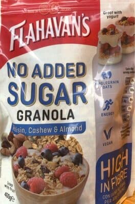 Raisin cashew & almond granola