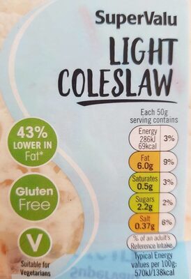 Light Coleslaw