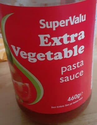 Extra vegetable pasta sauce