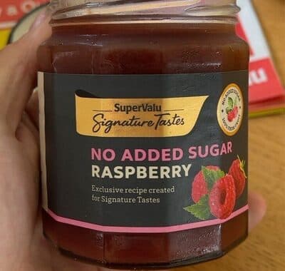No added sugar raspberry conserve