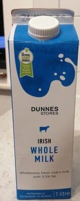 Dunnes Stores milk