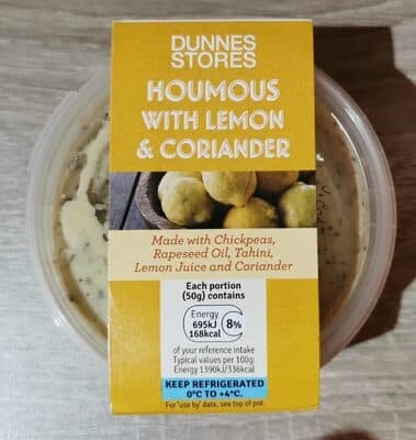 Houmous with Lemon & Coriander