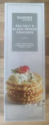 Sea Salt & Black Pepper Crackers