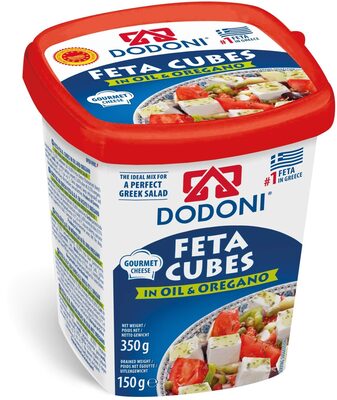 Gourmet Cheese With Feta Cubes In Oil And Oregano