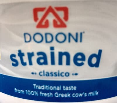 Strained yoghurt 8% fat