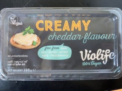 Creamy cheddar flavour