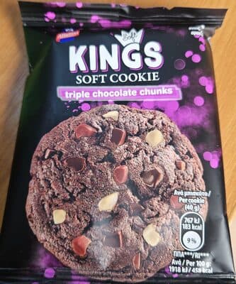 soft cookie triple chocolate chunks
