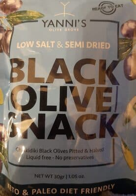 Black Olive Snack