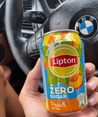 Peach ice tea zero sugar
