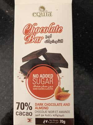 Dark Chocolate And Almond Bar