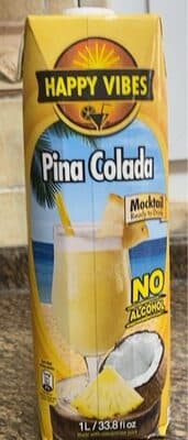 Happy vibes Pina colada mocktail