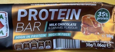 Protein bar, milk chocolate