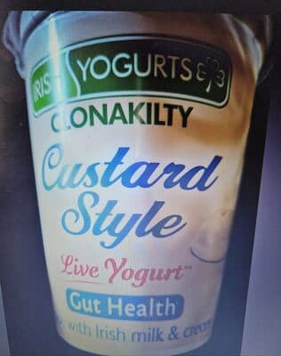 custard style yoghurt