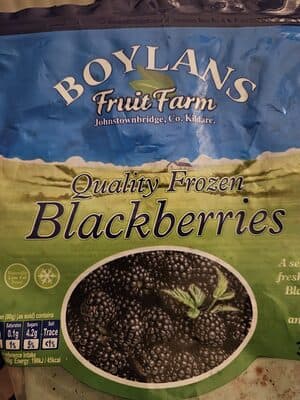 Frozen Blackberries