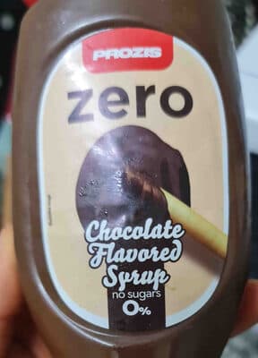 Sirope de chocolate zero